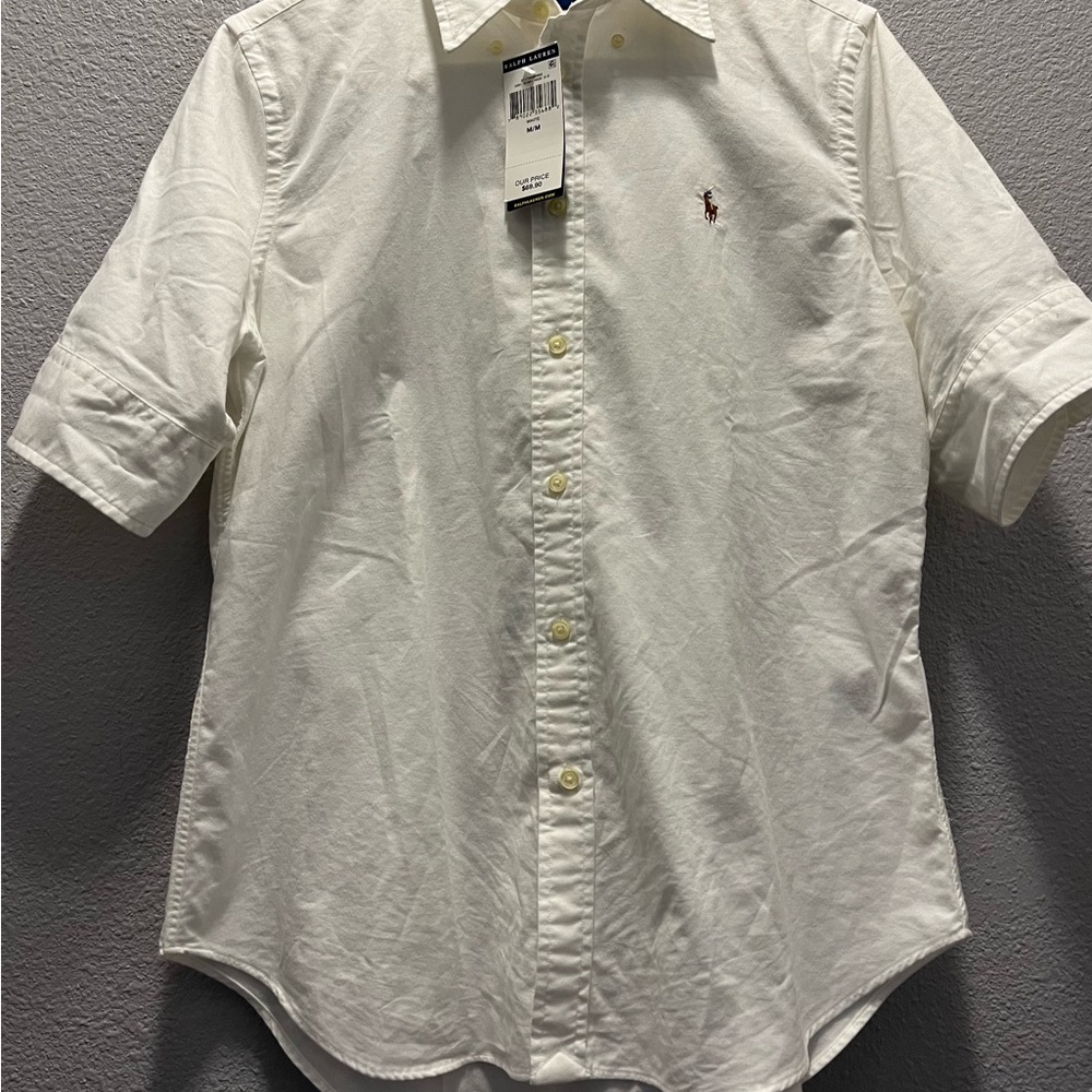Polo by Ralph Lauren White Button Down Shirt